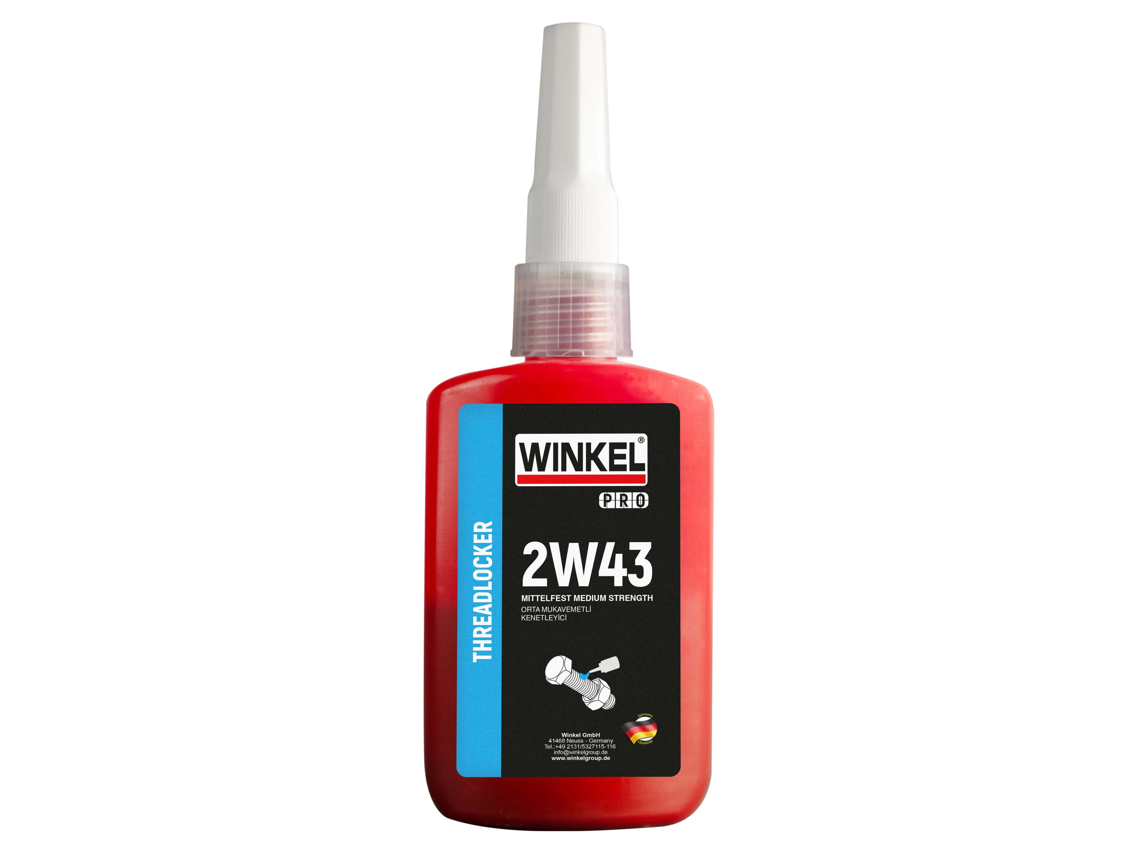 WINKEL PRO 2W43 Threadlocker Medium Strength