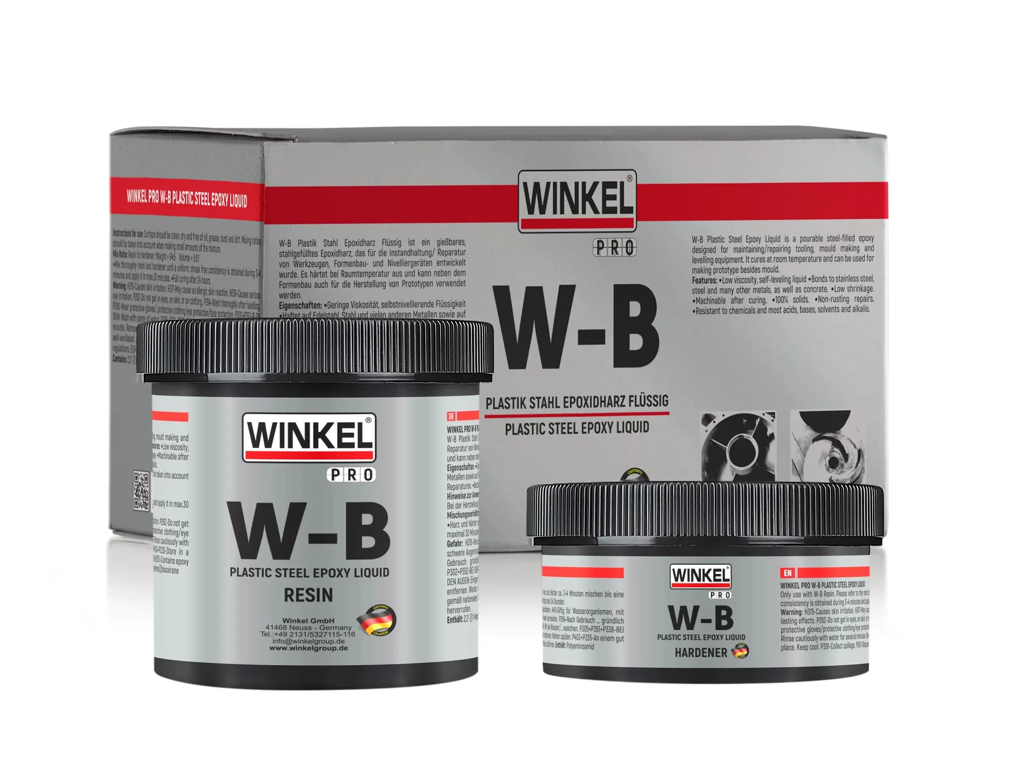 WINKEL PRO W-B Plastic Steel Epoxy Liquid