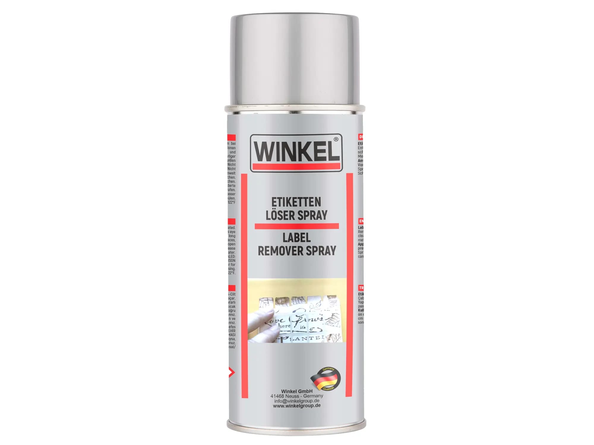 Label Dissolving Spray