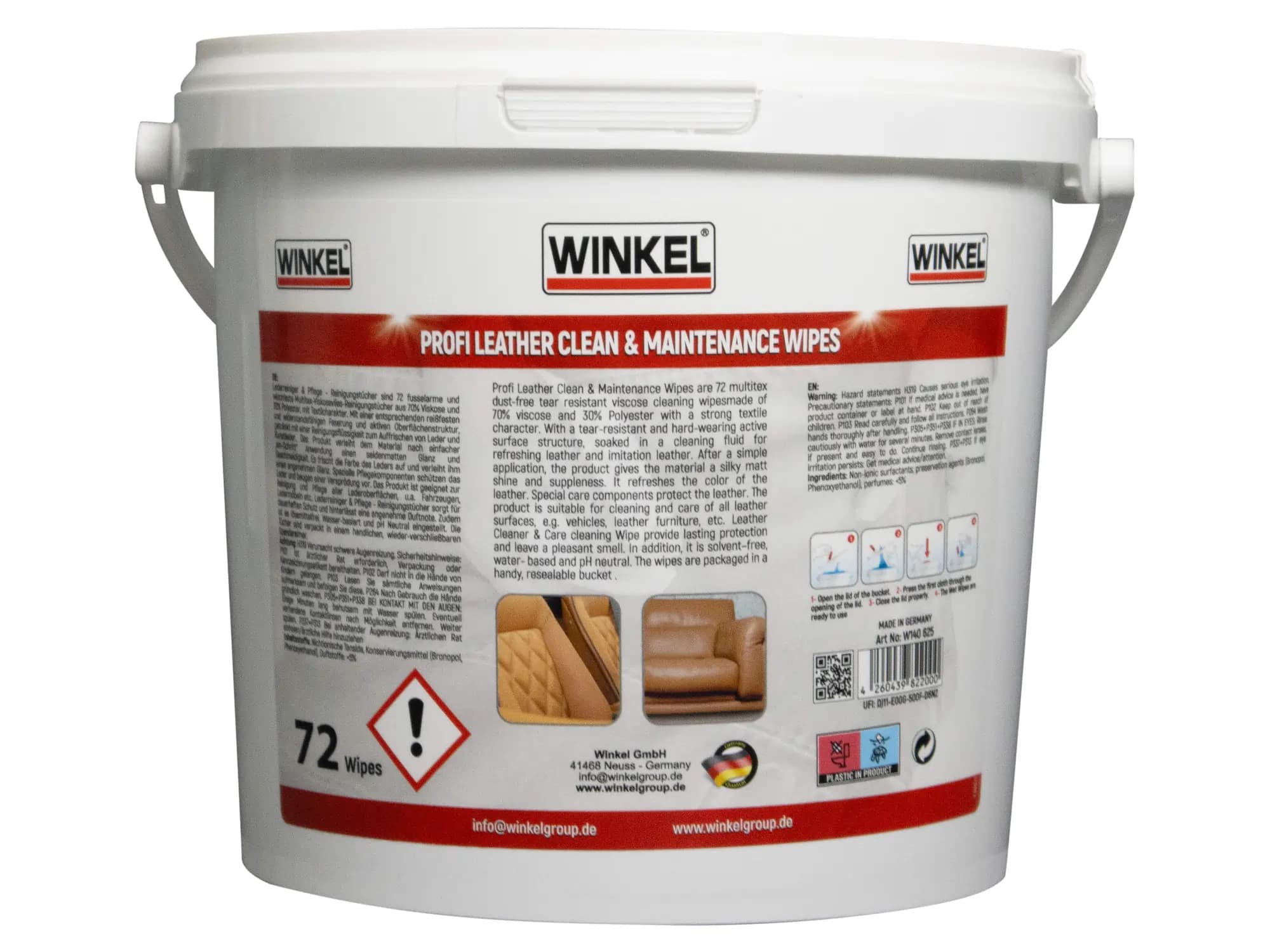 Profi Leather Clean&Maintenance Wipes